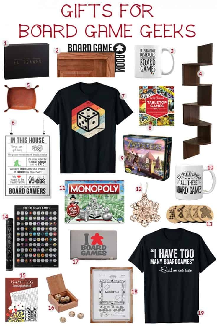 Gifts For Board Game Geeks The Shirley Journey