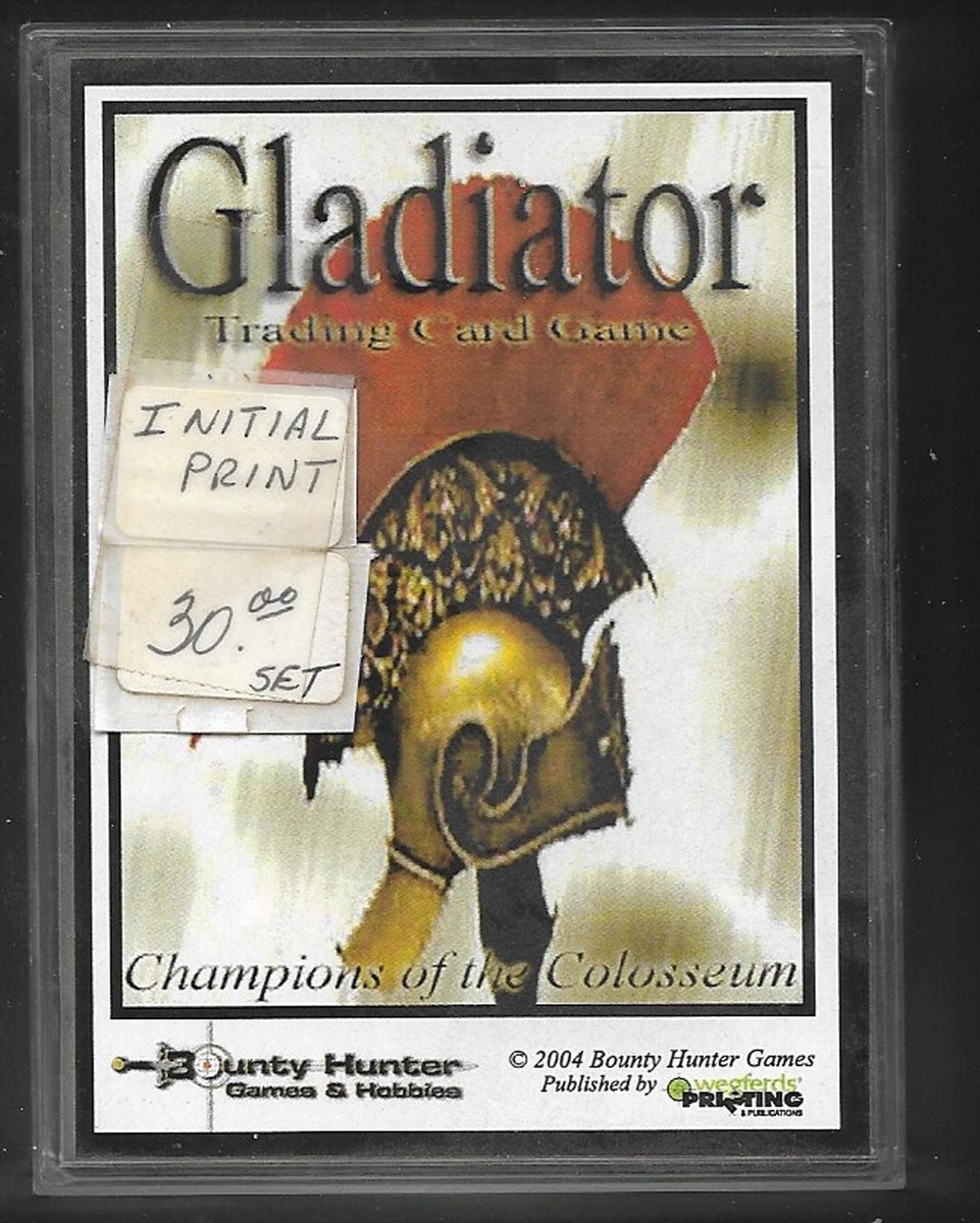 GLADIATOR Champions Of The Colosseum TCG Trading Card Game Initial Print 2003 EBay