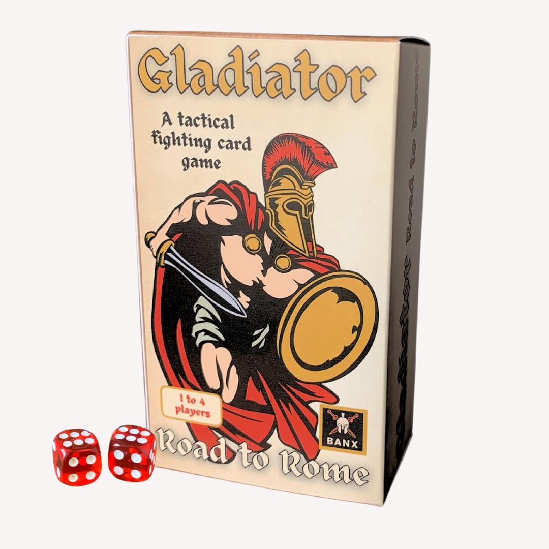Gladiator Road To Rome Card Game Hack And Slash Strategic Fun For Solo Or Up To 4 Players Amazon co uk Toys Games