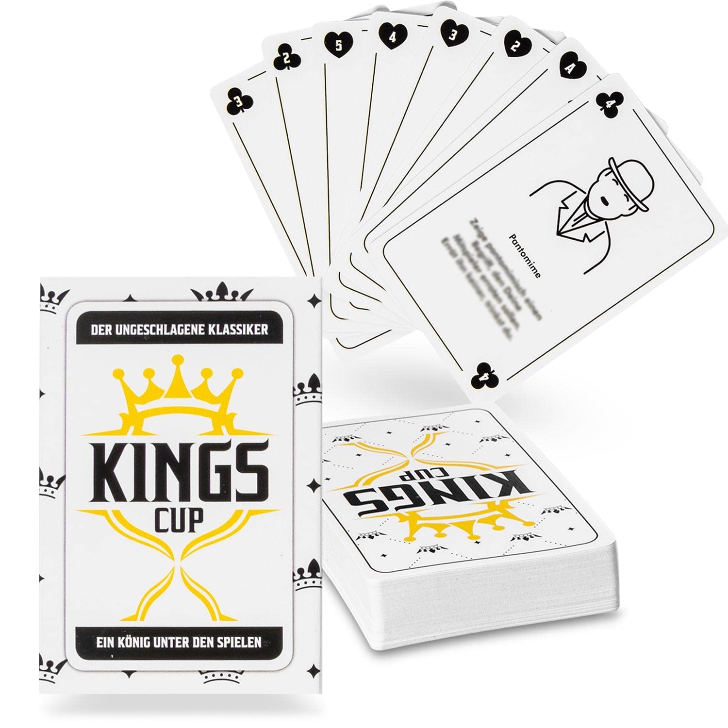 GOODS GADGETS Kings Cup Card Game The Original In The 2 0 Version Card Game Party Game Edition With 52 Cards Expansion German Version Amazon de Toys