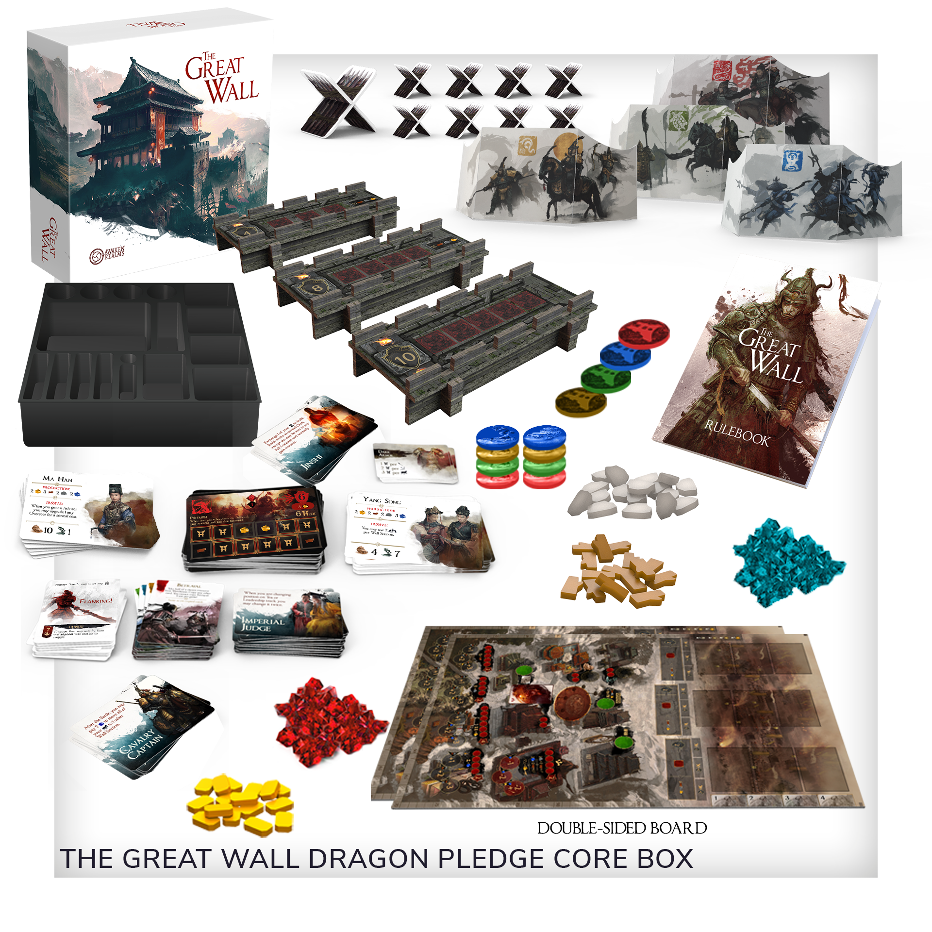 Great Wall Board Game By Awaken Realms Dragon Group Pledge Gamefound