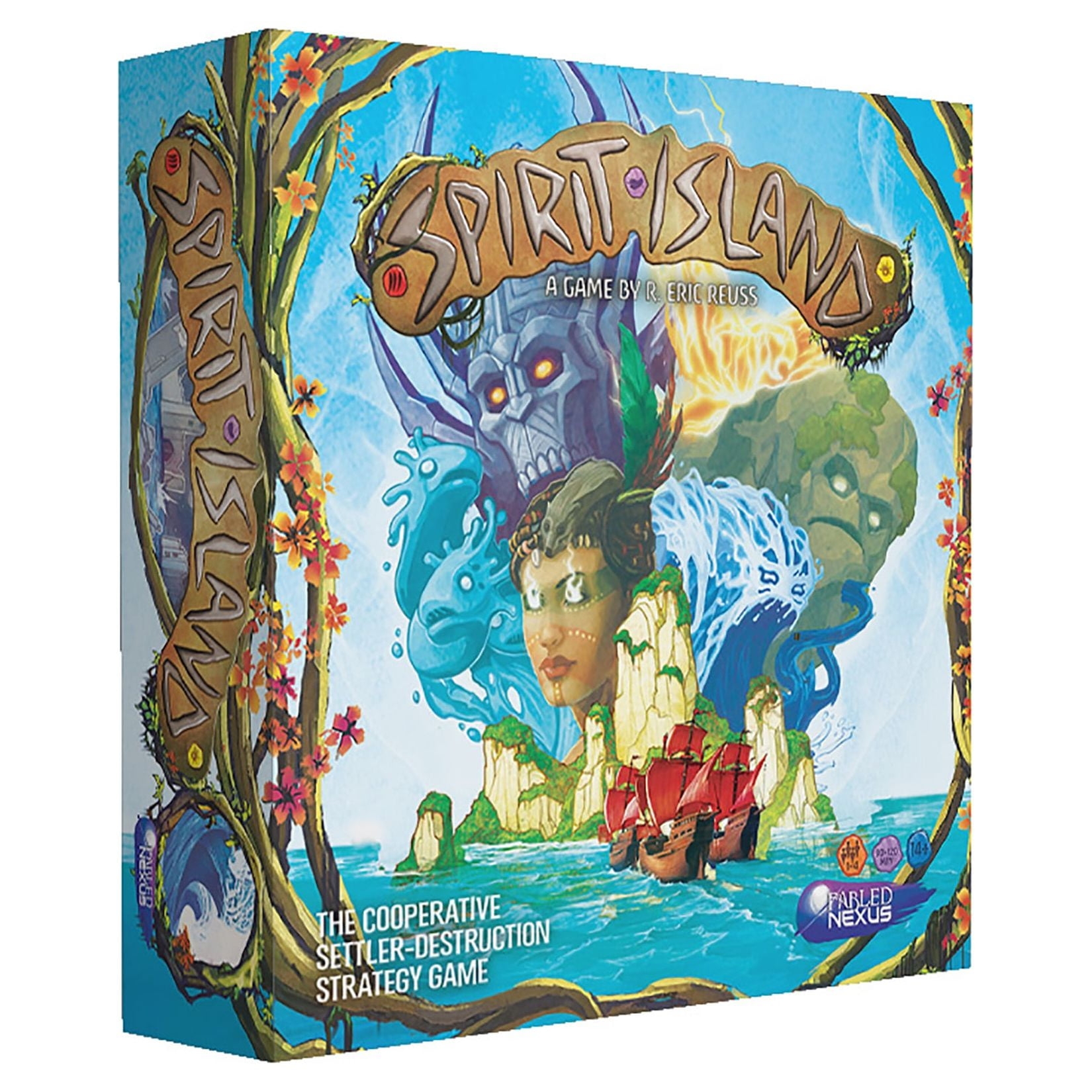 Greater Than Games Spirit Island Board Game Cooperative Strategy Game For 1 4 Players Walmart