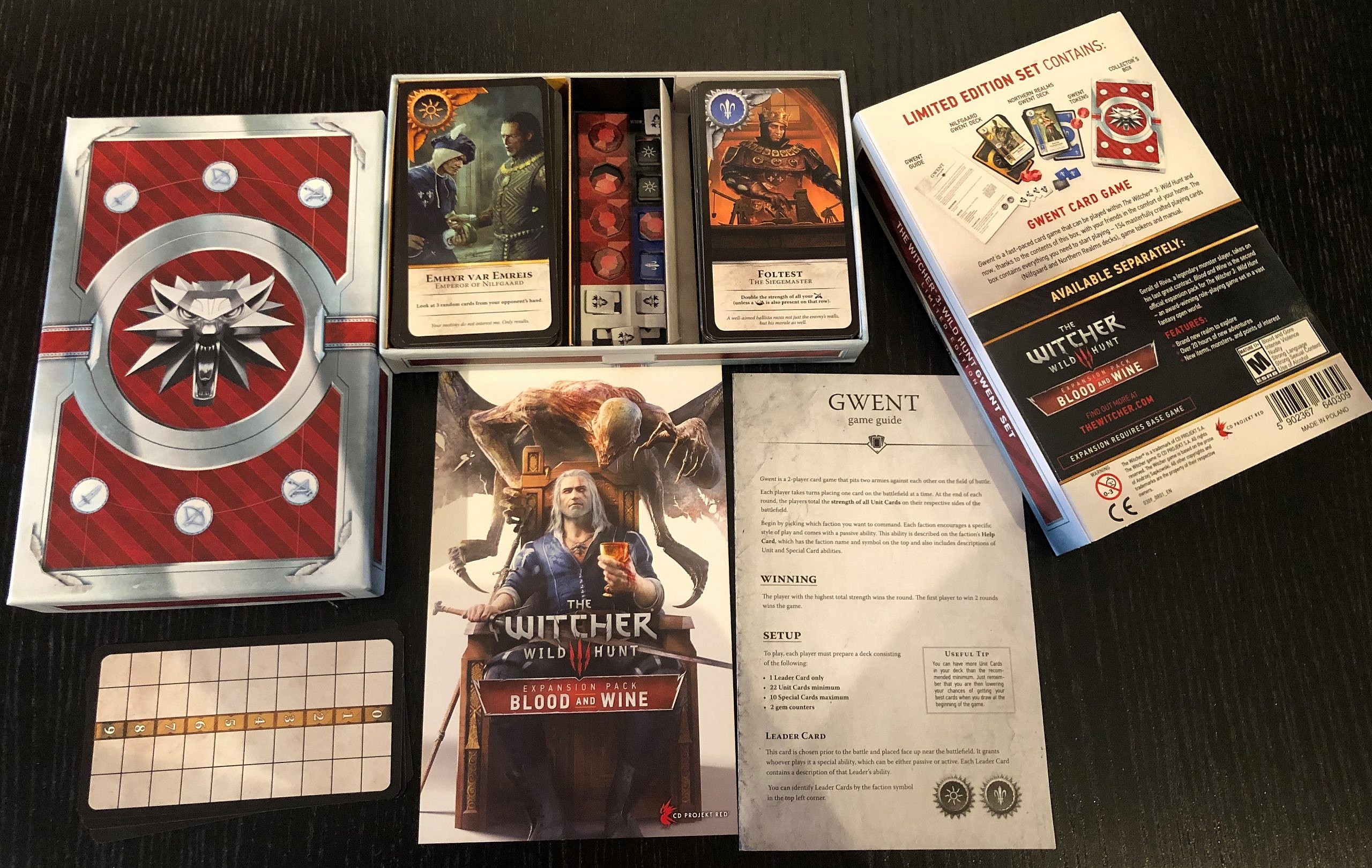 physical gwent card game