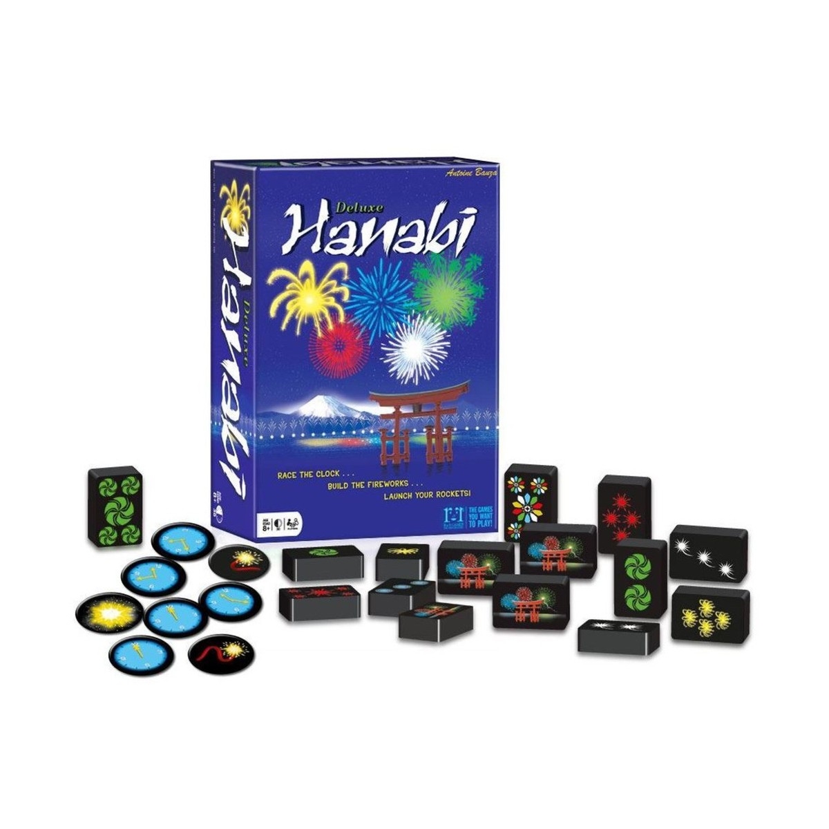 Hanabi Deluxe Board Game Tiles Antoine Bauza R r Games Complete Great Shape For Sale Online EBay