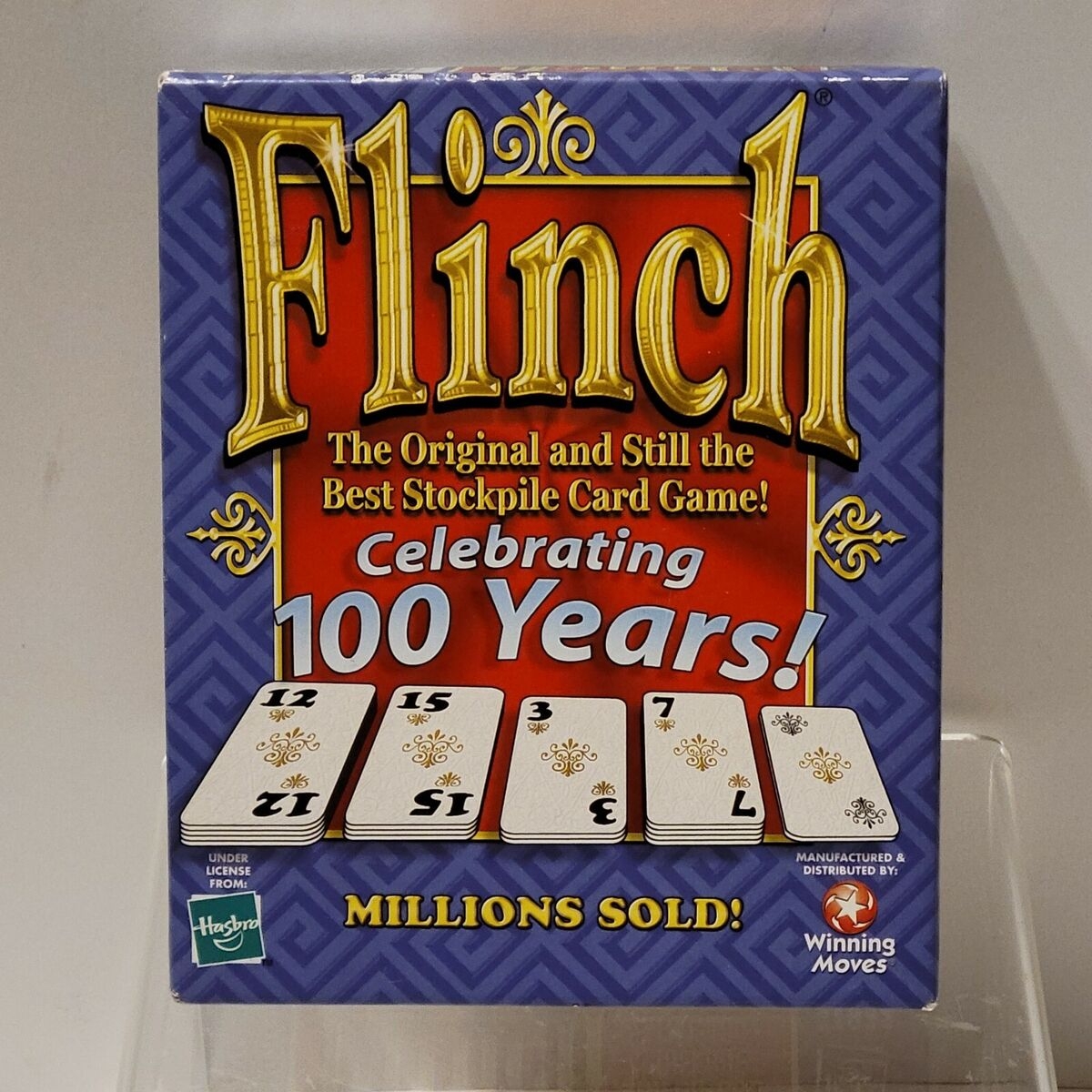 Hasbro Flinch Card Game The Original And Best Family Stockpile Card Game 2002 EBay