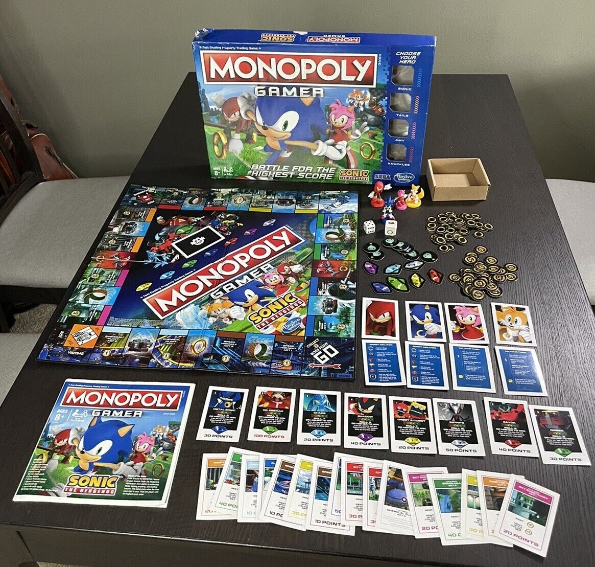 Hasbro Monopoly Gamer Board Game Sega Sonic The Hedgehog Edition E8396 630509892105 EBay
