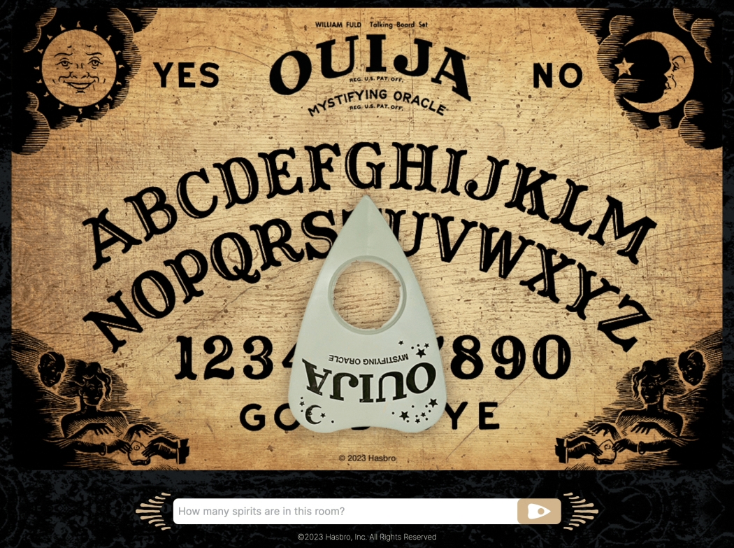 Hasbro s Virtual Ouija Board Contacts Spirits With What Else AI PCMag