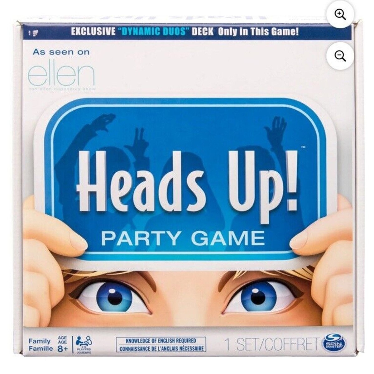Heads Up Game 2nd Ed Ellen Degeneres Show Party Game Spin Master Dynamic Duos EBay