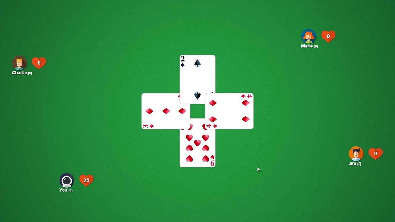 Hearts Card Game Shooting The Moon YouTube