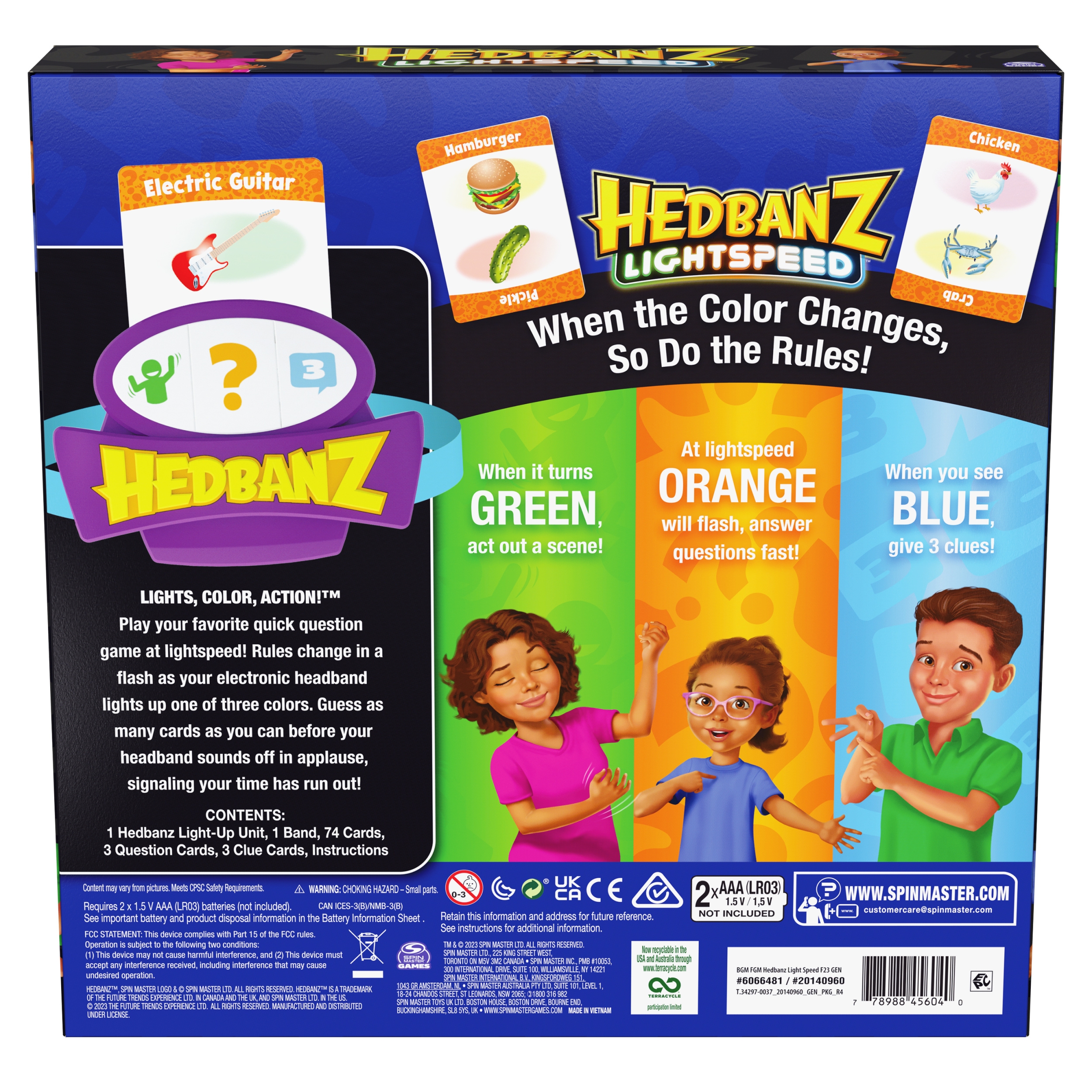 Hedbanz Lightspeed Family Game Spin Master