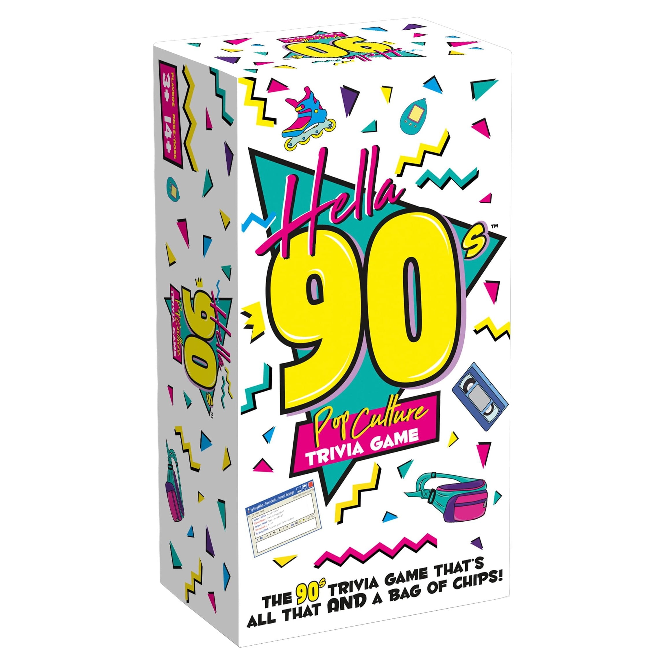 Hella 90 s Pop Culture Trivia Game MTV Music Board Game Walmart