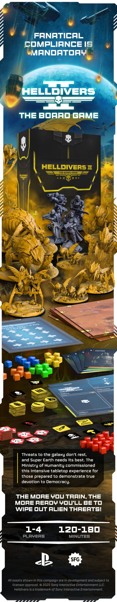 HELLDIVERS 2 The Board Game By Steamforged Games Gamefound