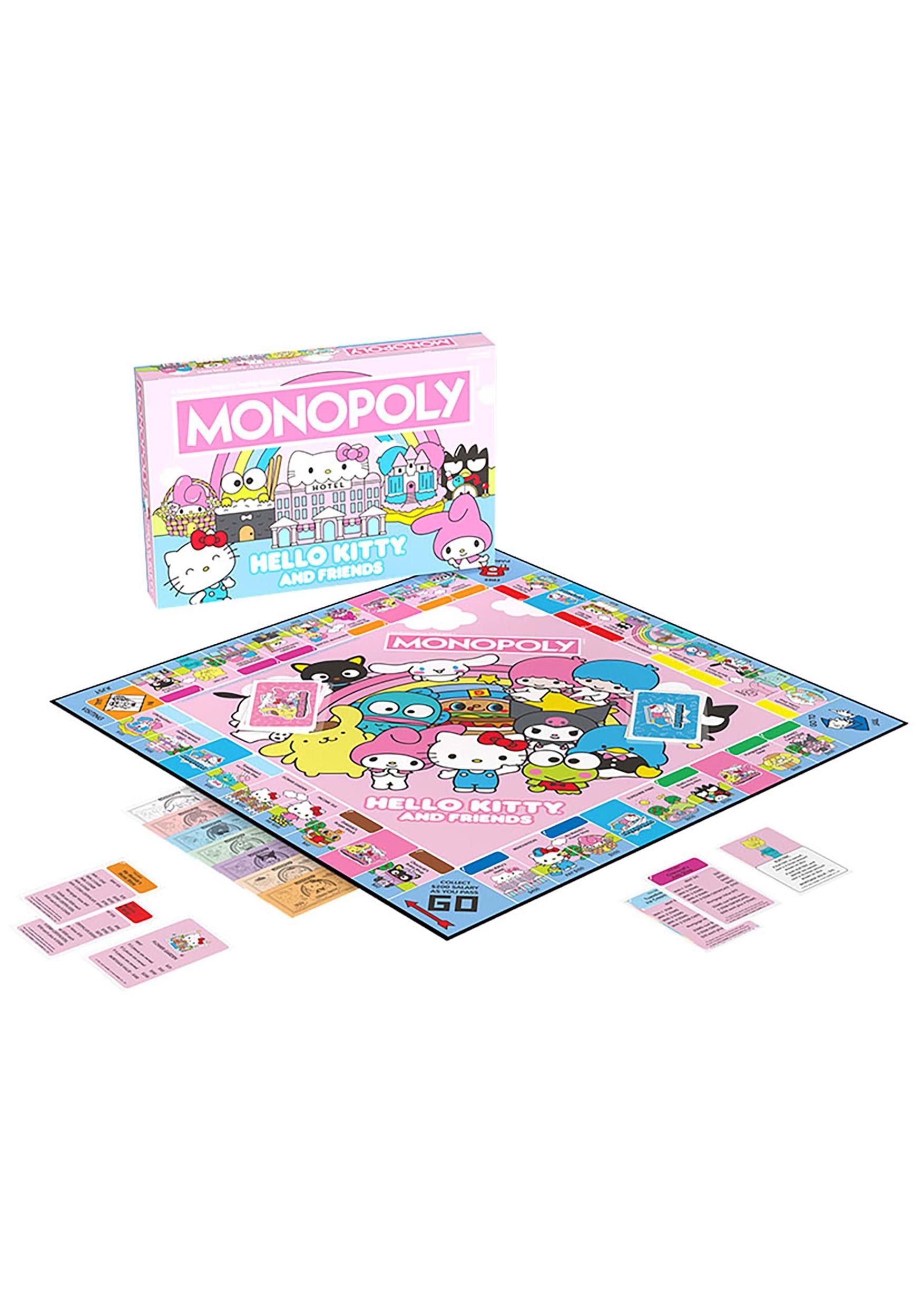 Hello Kitty Friends Monopoly Game Board Games