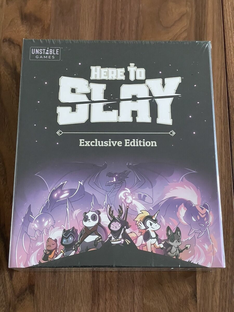 Here To Slay Board Game Kickstarter Exclusive Edition KSE Rare New EBay