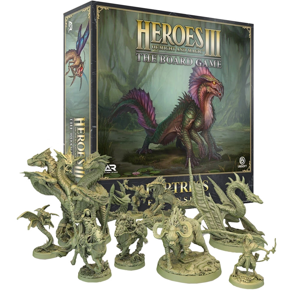 Heroes Of Might Magic III The Board Game Fortress Expansion Board Games Miniature Market