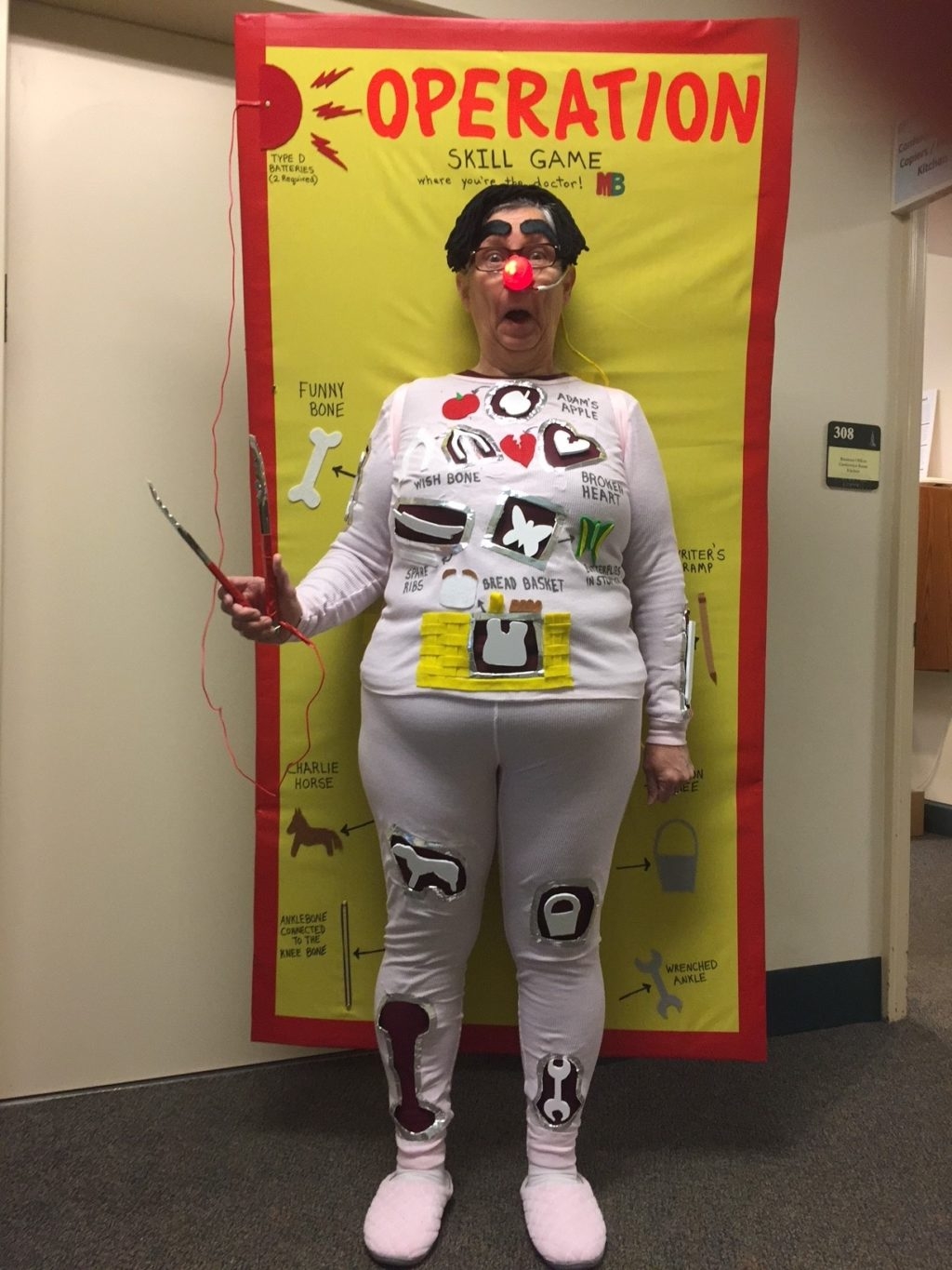 Homemade Interactive Operation Game Halloween Costume Contest
