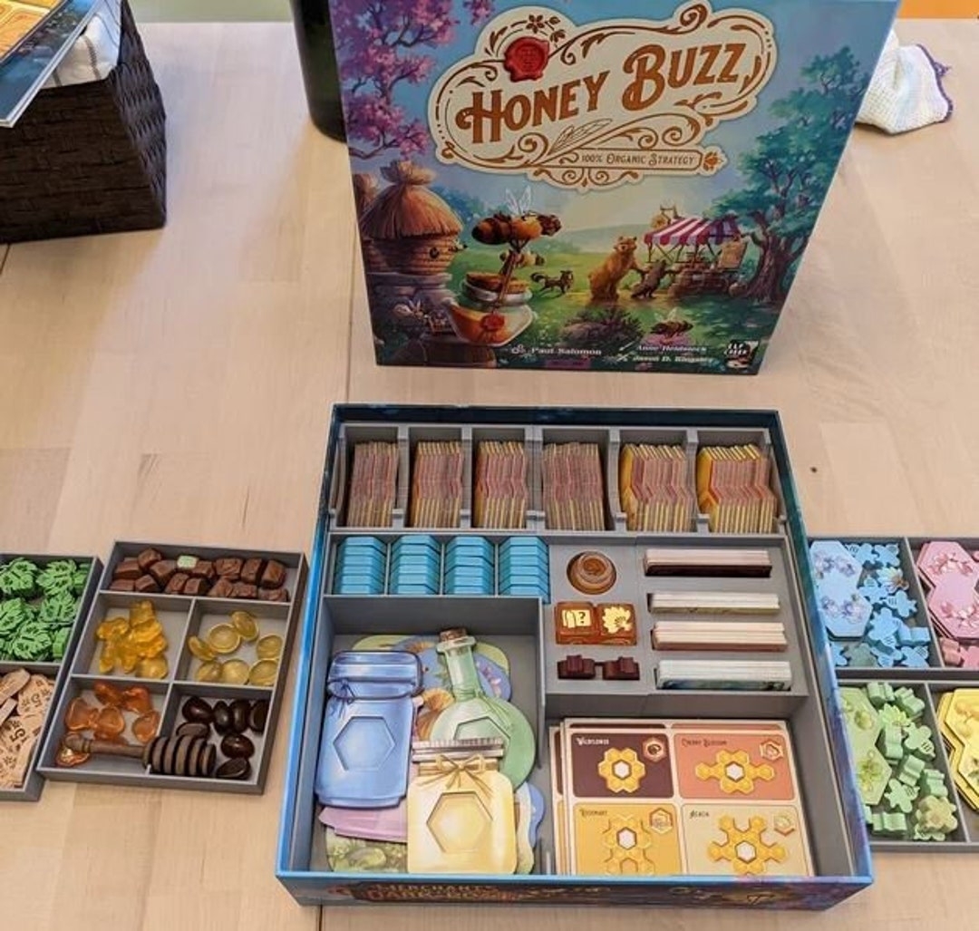 Honey Buzz Deluxe Edition Board Game Insert Organizer Etsy
