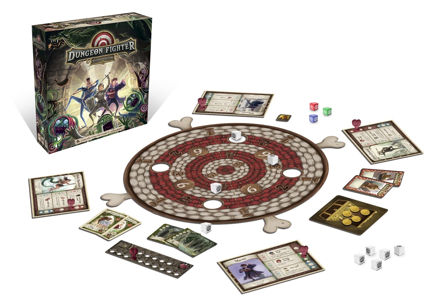 Horrible Guild Dungeon Fighter Strategy Cooperative Board Game Communicate Quickly And Well Dexterity Is Key Throw The Dice For Great Success For 1 To 6 Players Ages 8 And Up Board Games Amazon Canada