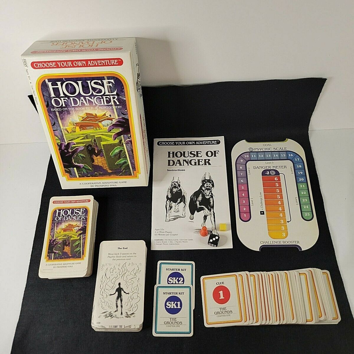 House Of Danger Choose Your Own Adventure Board Game Card Cooperative Adventure EBay