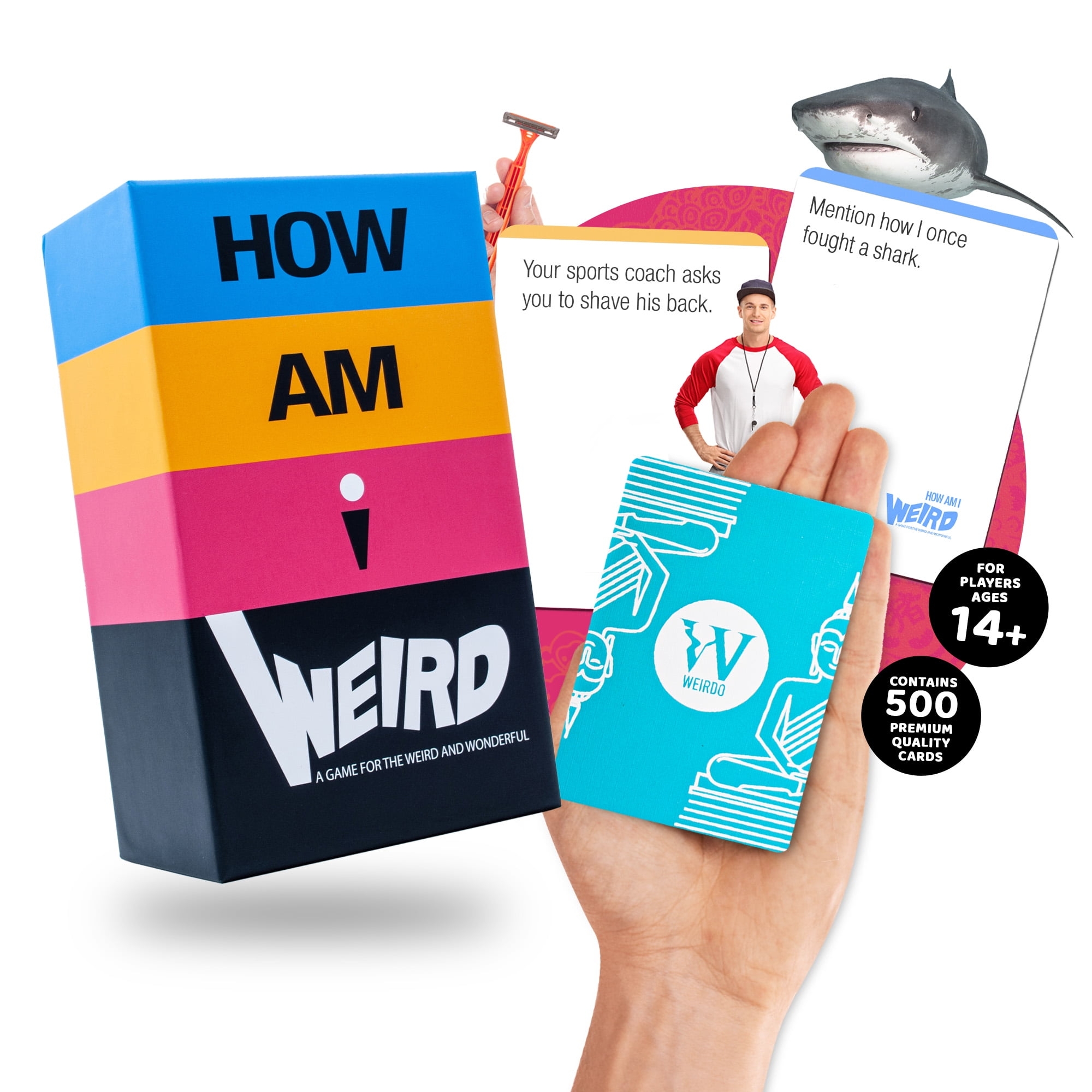 How Am I Weird A Party Card Game For The Weird And Wonderful Hilarious Family Game For Adults And Teens Quirky Fun Board Games For Families Walmart How Am I Weird A Party Card Game For The Weird And Wonderful Hilarious Family Game For Adults And Teens Quirky Fun Board Games For Families Walmart