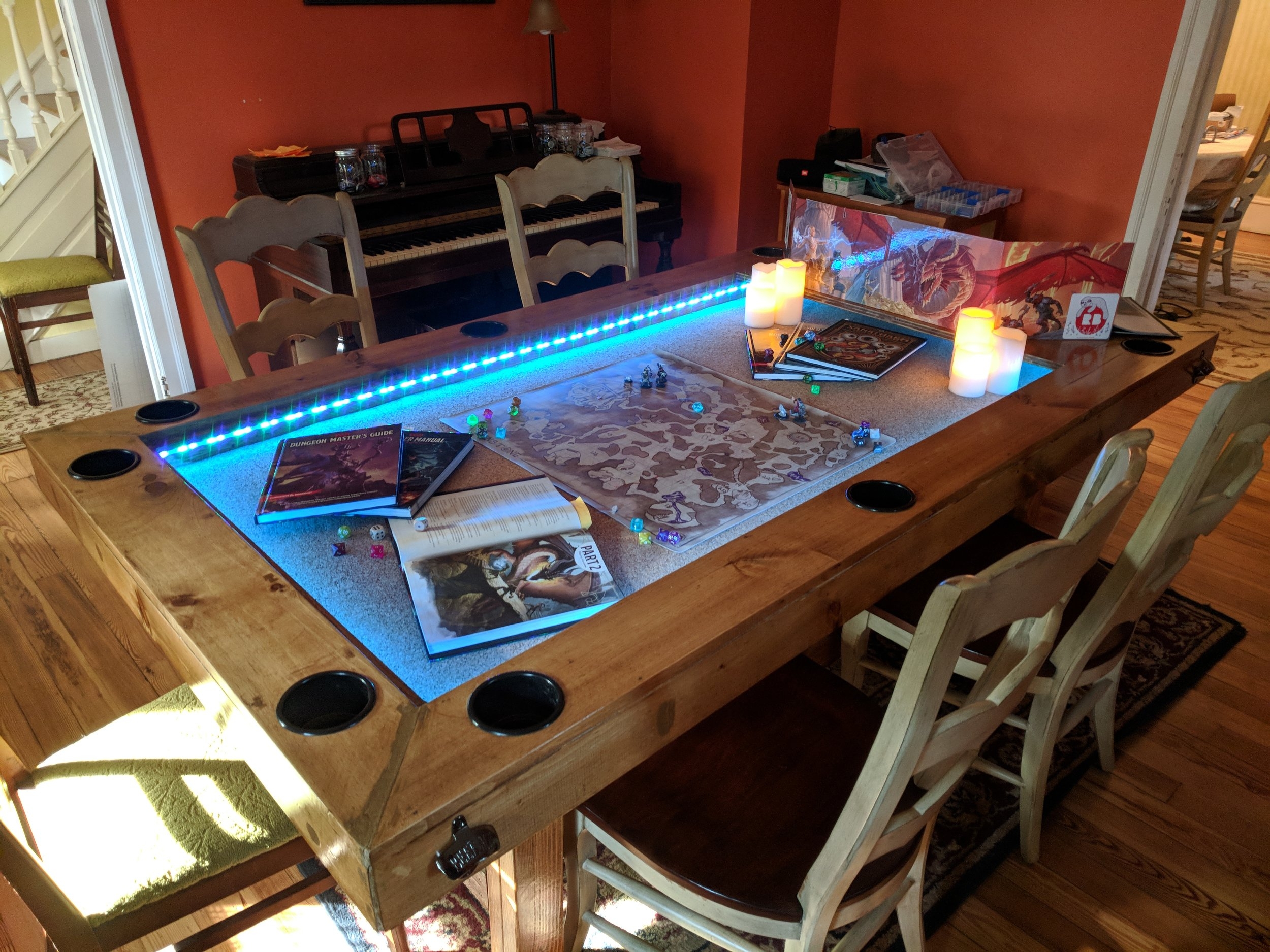 How To Build It Custom Gaming Table Idiot Tantrum
