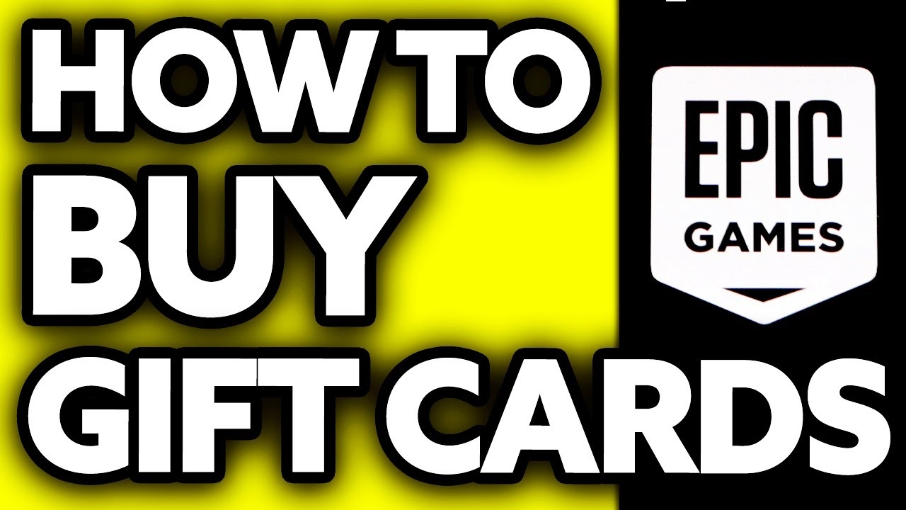 How To Buy Epic Games Gift Cards YouTube