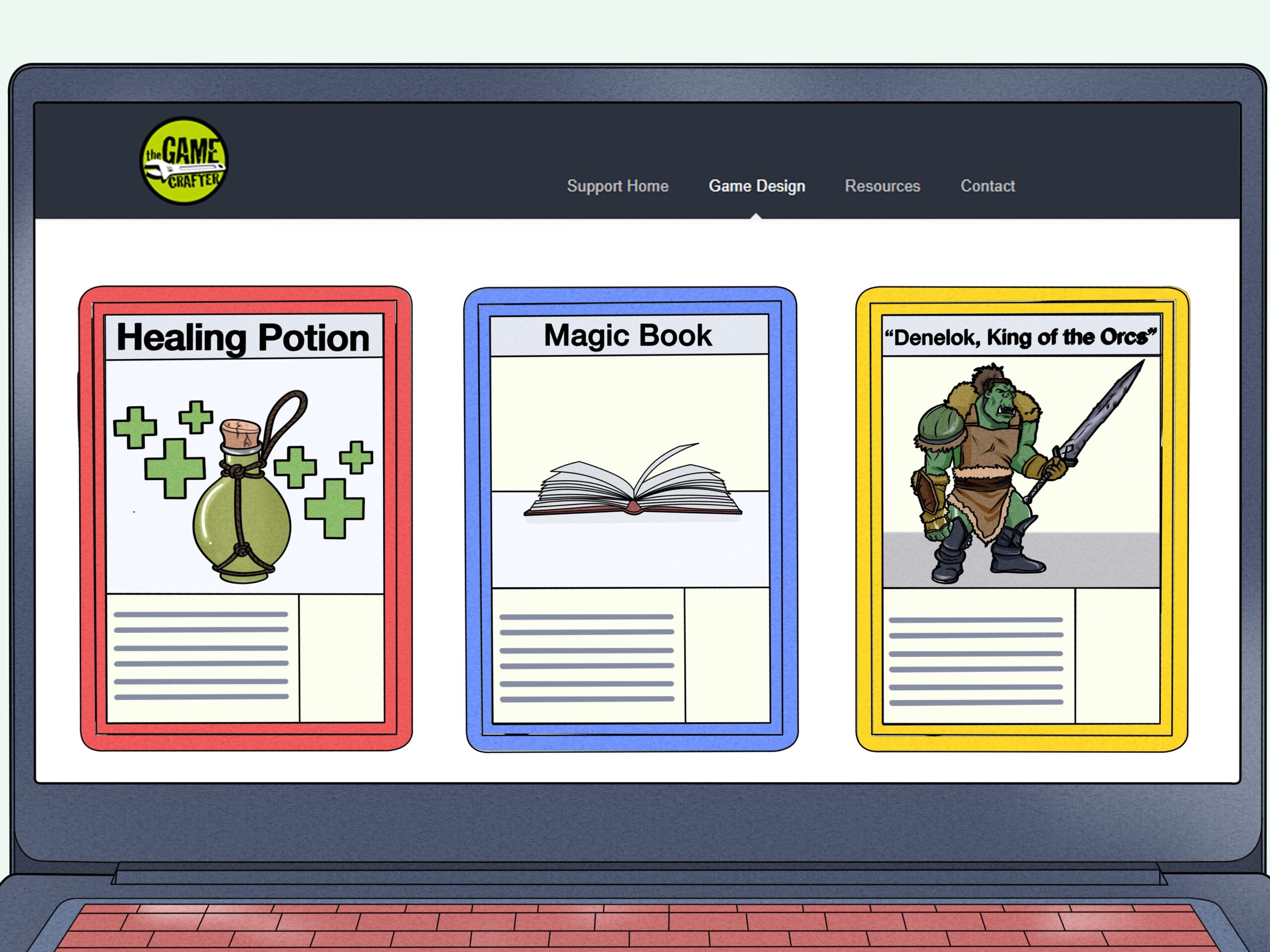 making a card game