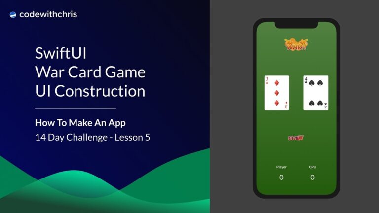 How To Make An App War Card Game UI Construction Lesson 5 YouTube