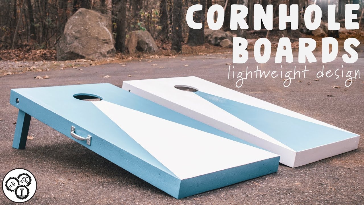 How To Make Cornhole Boards Lightweight Design DIY YouTube