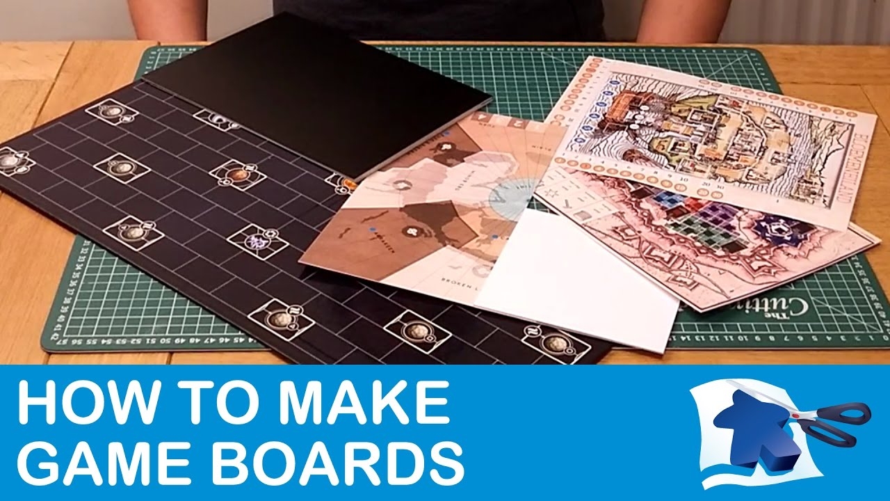 how to make a board game board