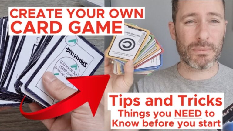 How To Make Your Own Card Game YouTube