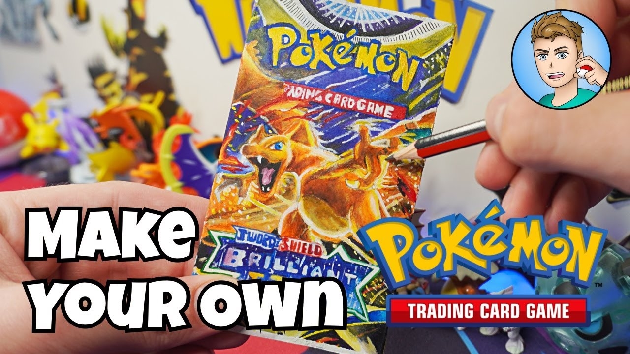 How To Make Your Own Pok mon Card Booster Pack YouTube