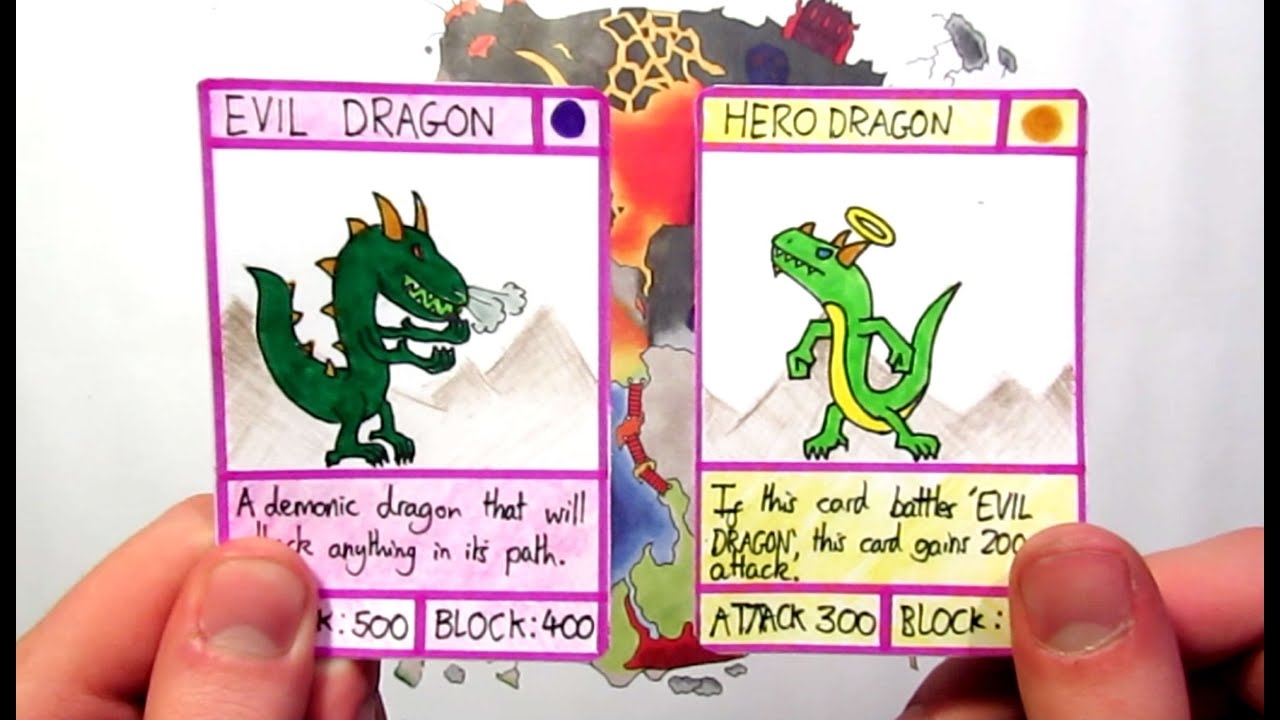 How To Make Your Own Trading Cards By Hand YouTube