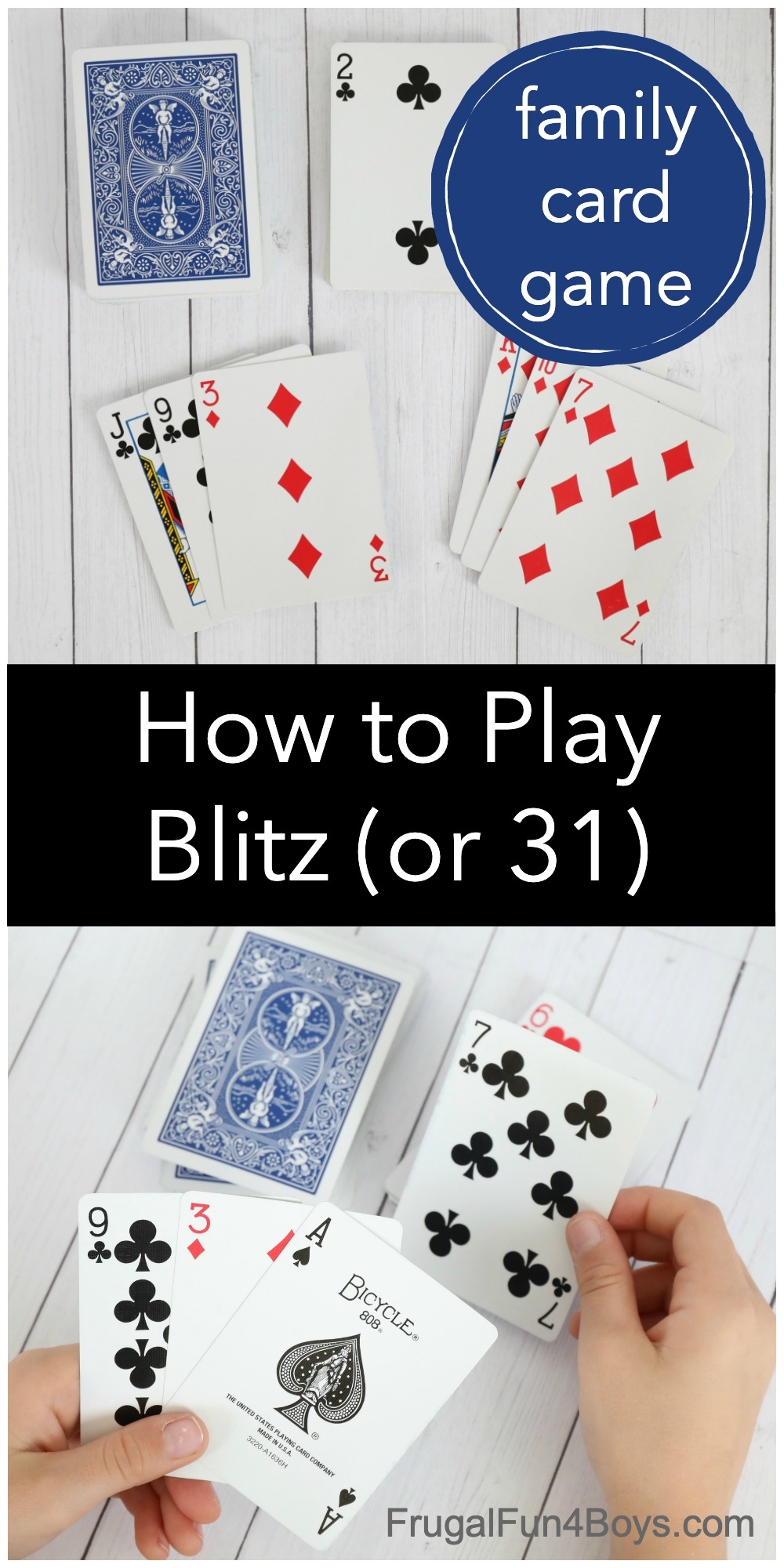 How To Play Blitz Thirty One Frugal Fun For Boys And Girls