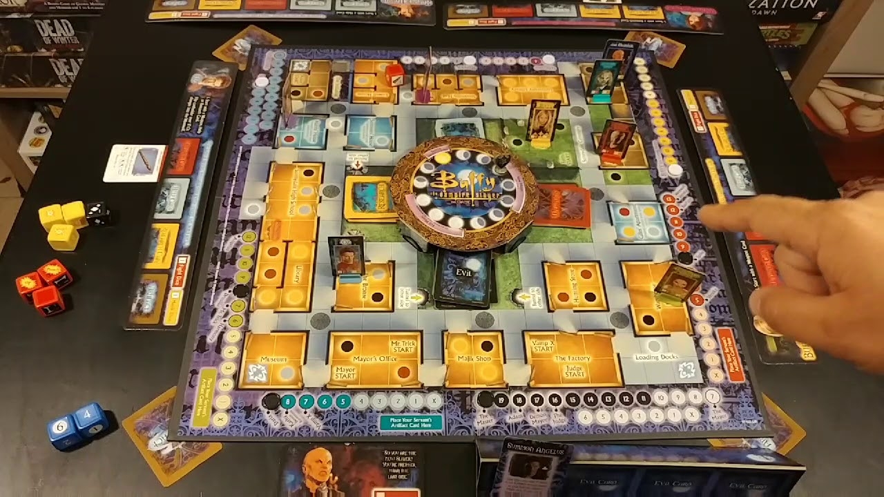 How To Play Buffy The Vampire Slayer Board Game 90s YouTube