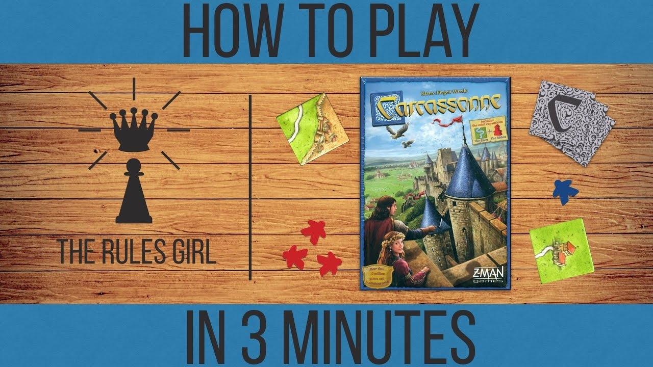 How To Play Carcassonne In 3 Minutes The Rules Girl YouTube