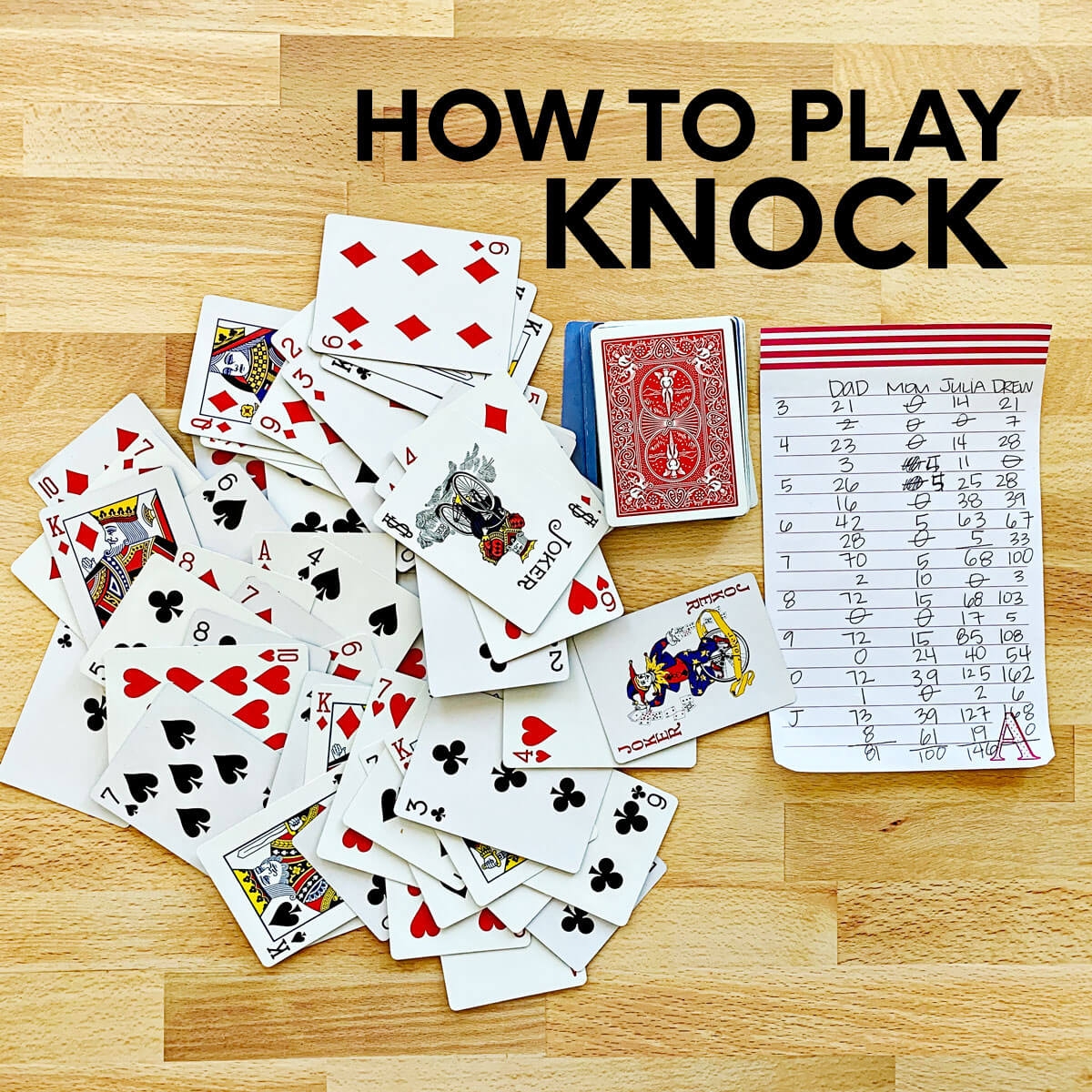 How To Play Card Games KNOCK From 30daysblog