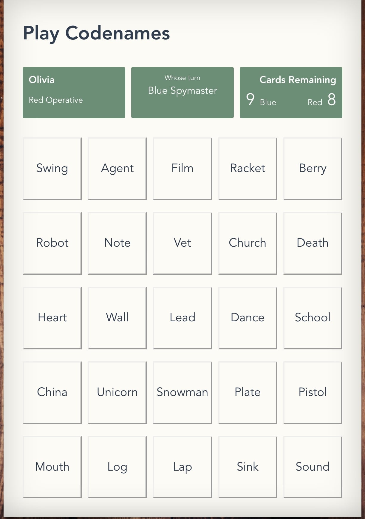 codenames board game online