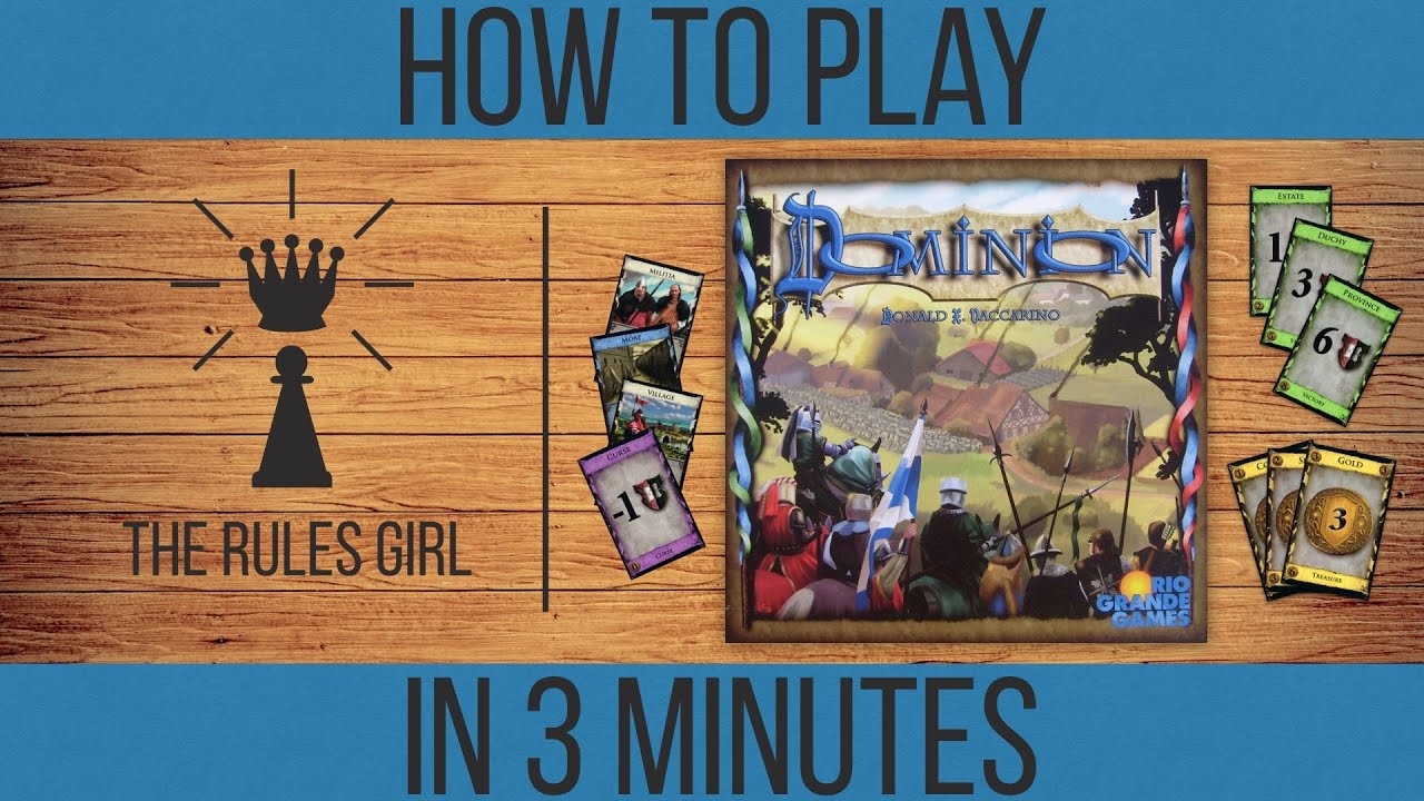 How To Play Dominion In 3 Minutes The Rules Girl YouTube
