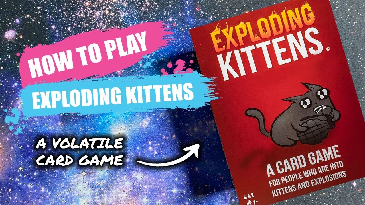 How To Play Exploding Kittens Board Game Rules Instructions YouTube