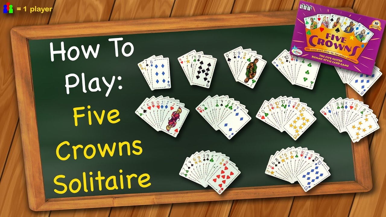 How To Play Five Crowns Solitaire YouTube