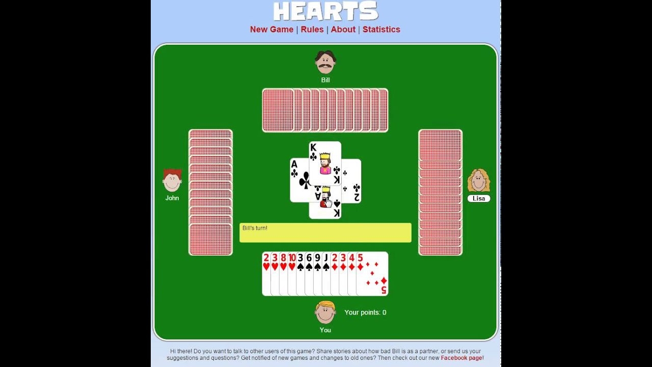 How To Play Hearts Card Game YouTube
