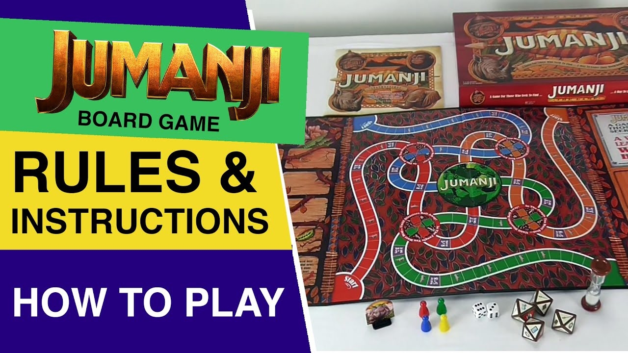How To Play JUMANJI The Board Game Rules For JUMANJI Board Game JUMAJNI Rules YouTube