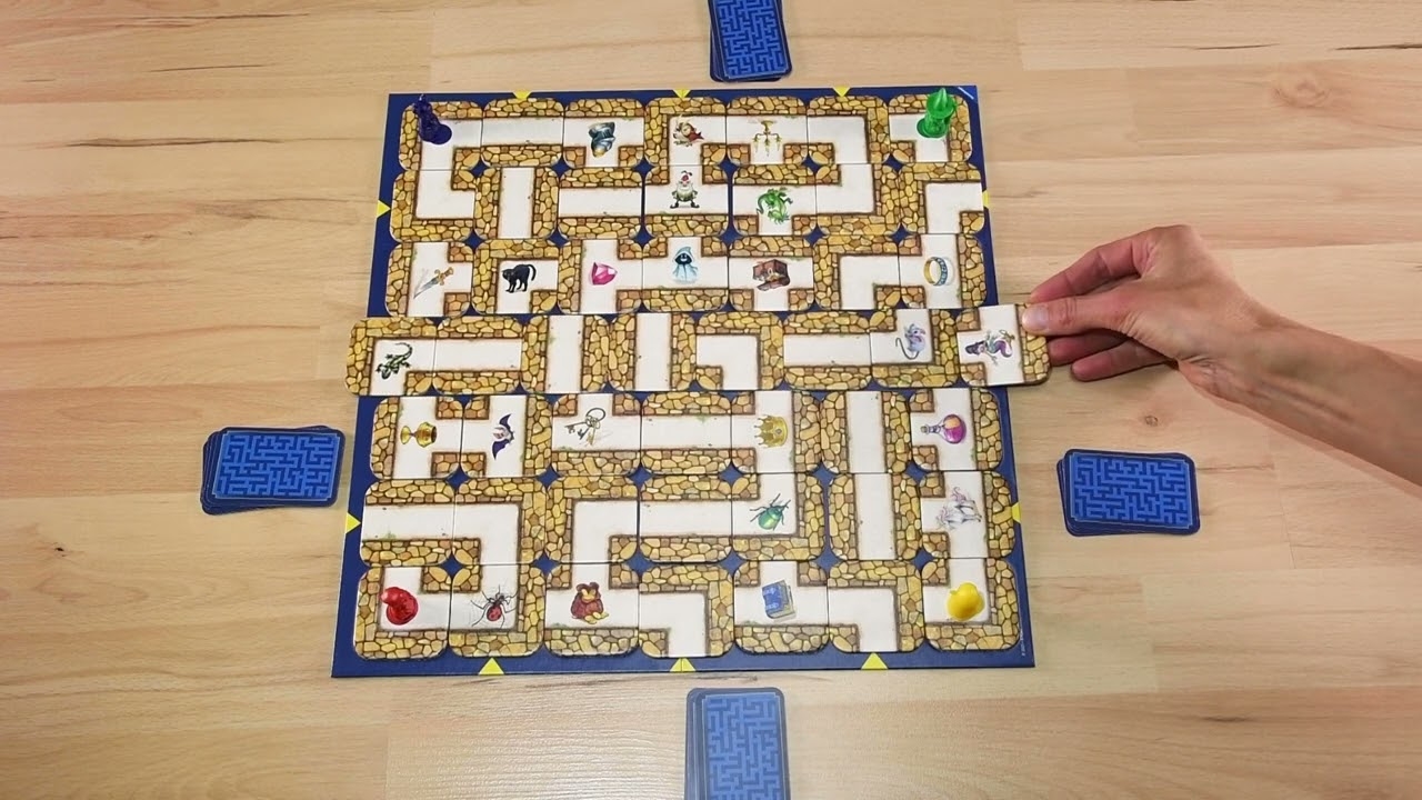 How To Play Labyrinth The Race For Treasures In The Moving Maze YouTube