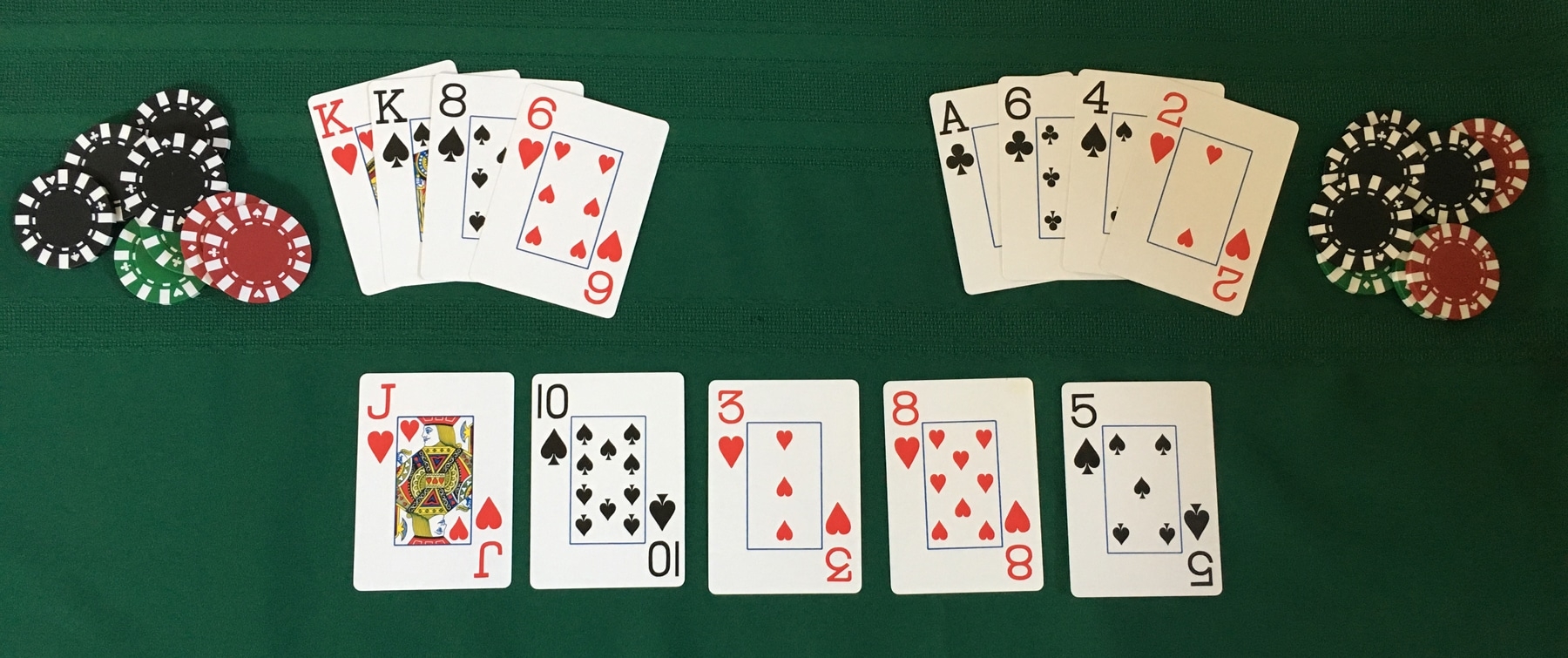 high low card game