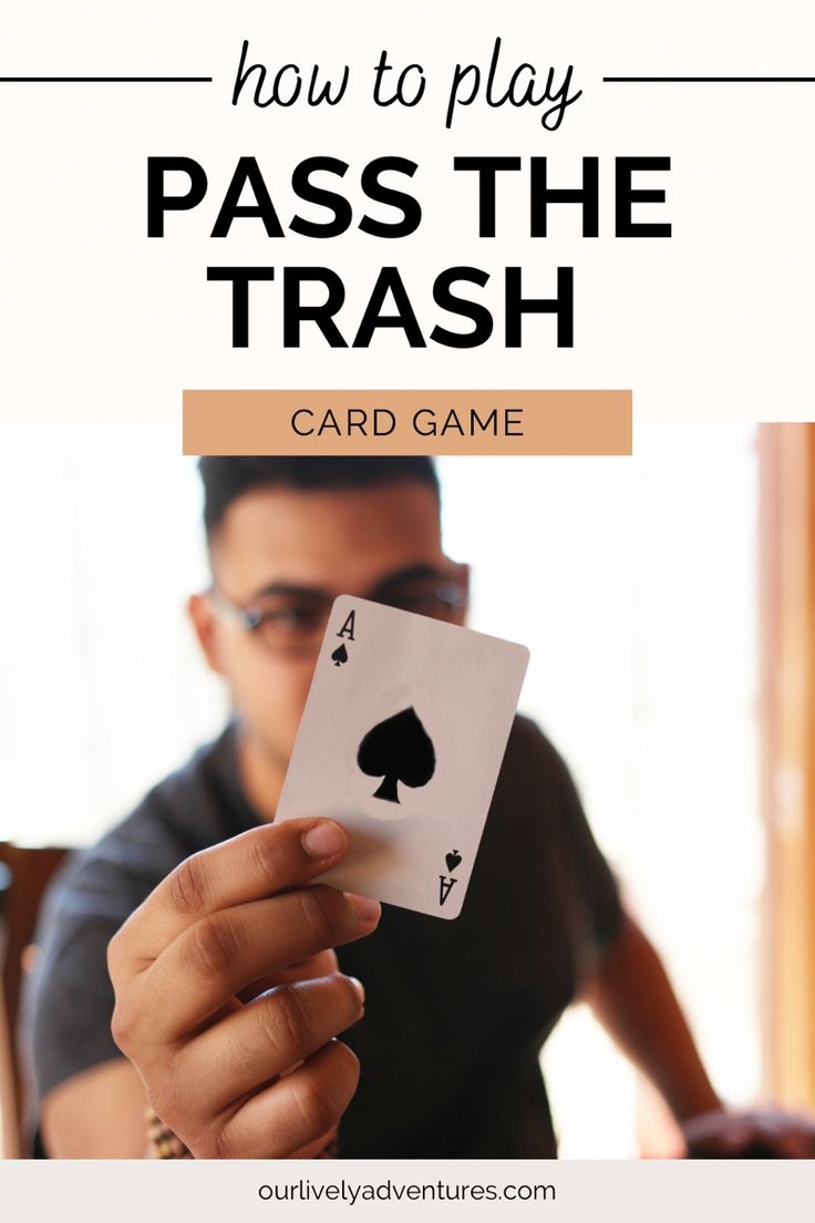 card game pass the trash