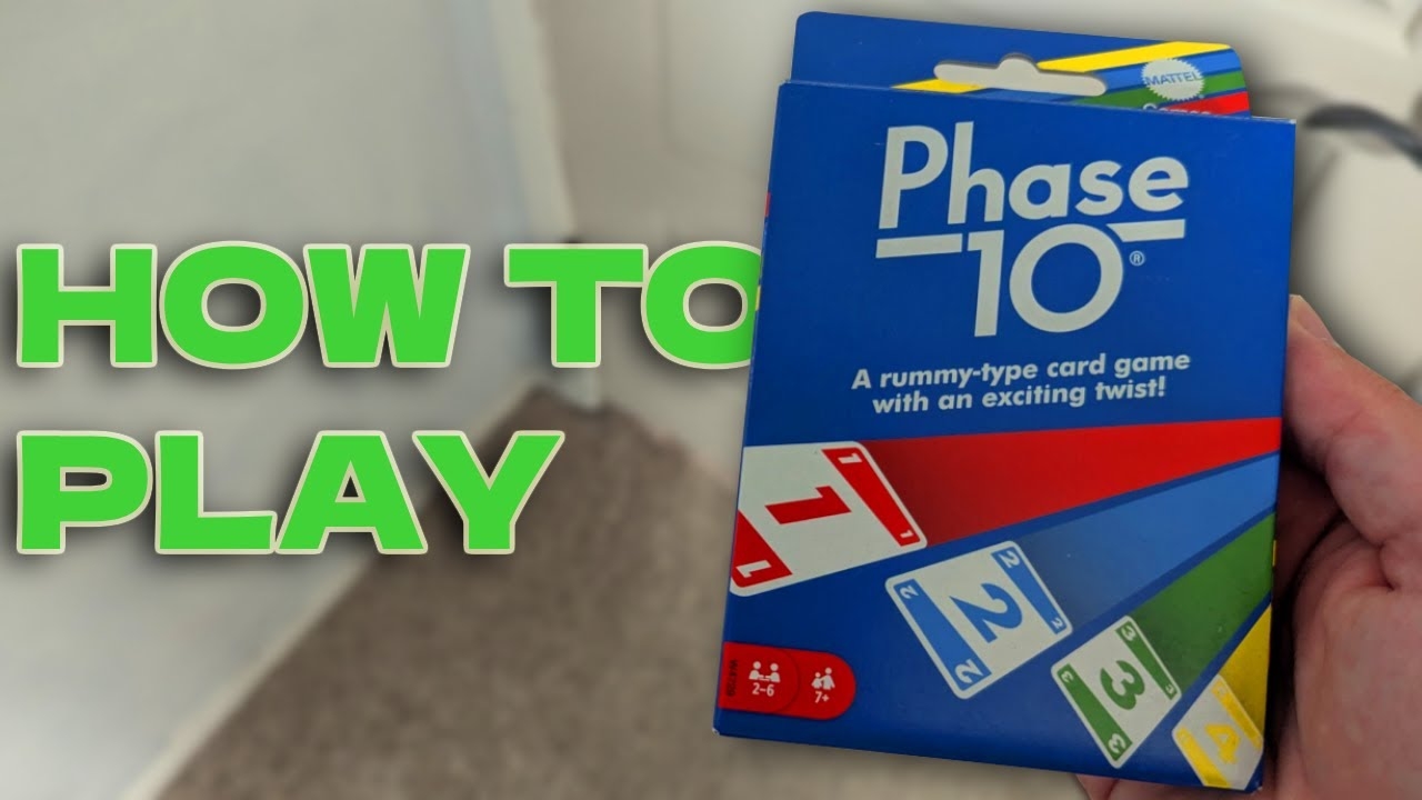 How To Play Phase 10 Quick Guide YouTube