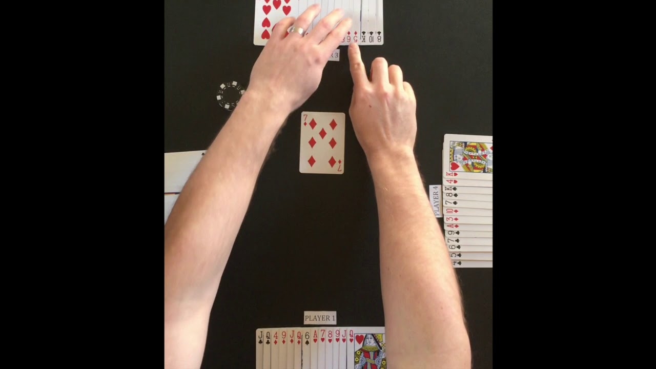 card game sevens how to play