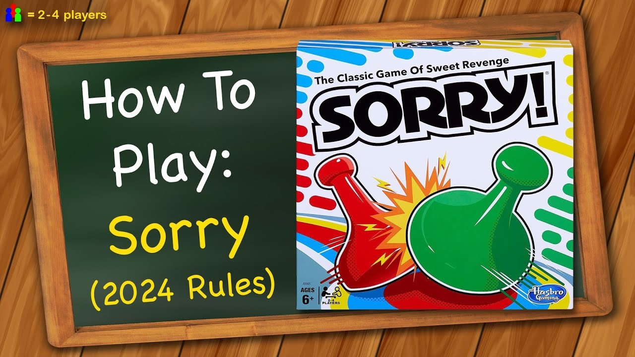 How To Play Sorry 2024 Rules YouTube