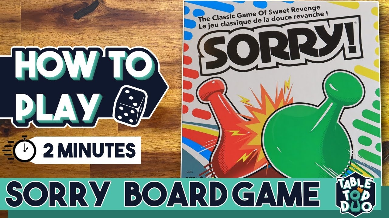 How To Play Sorry Board Game In 2 Minutes YouTube